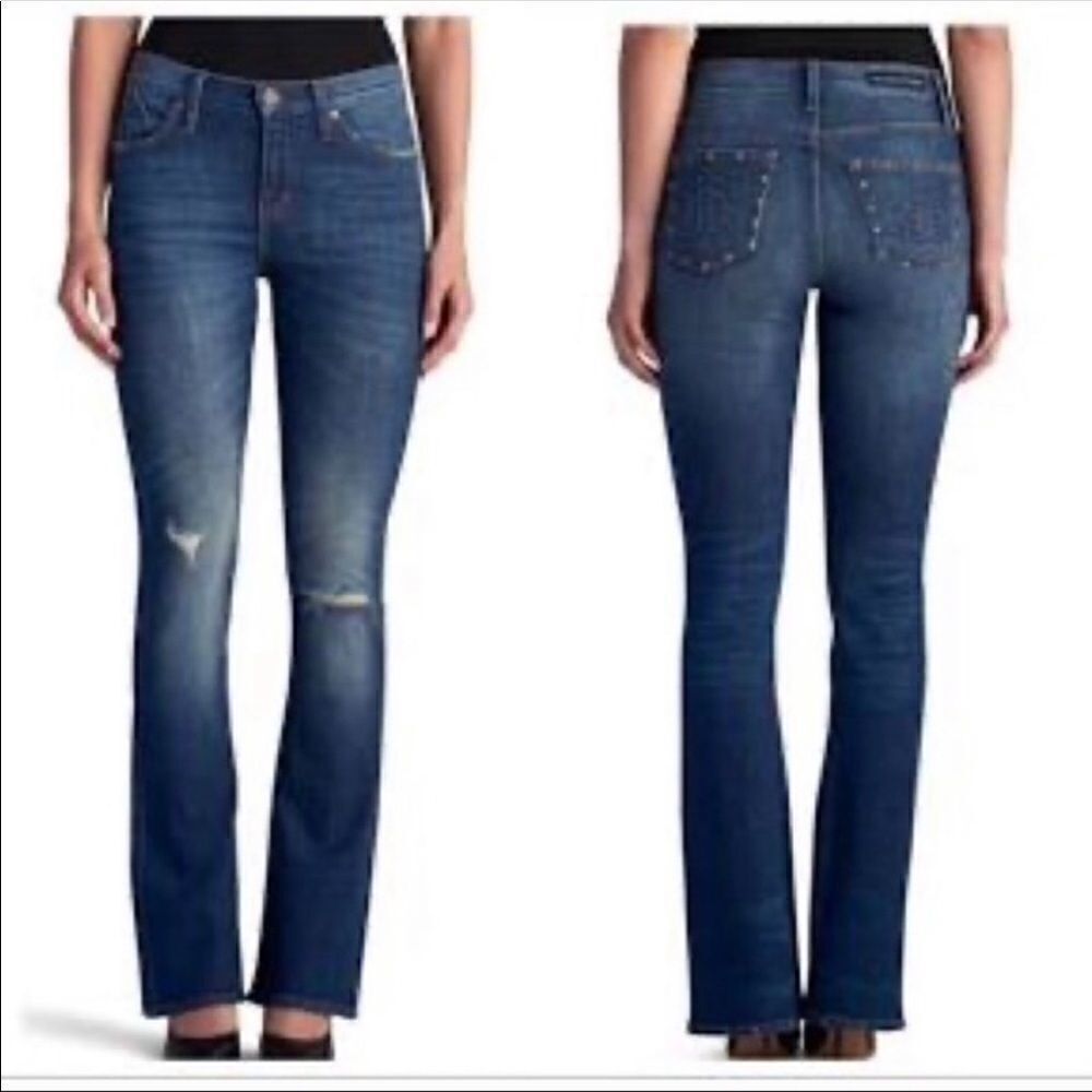 EUC KASANDRA ROCK AND REPUBLIC BOOTCUT JEANS 10